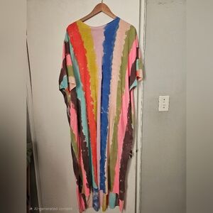 STATE the Label Tulip Fields Striped Maxi Dress